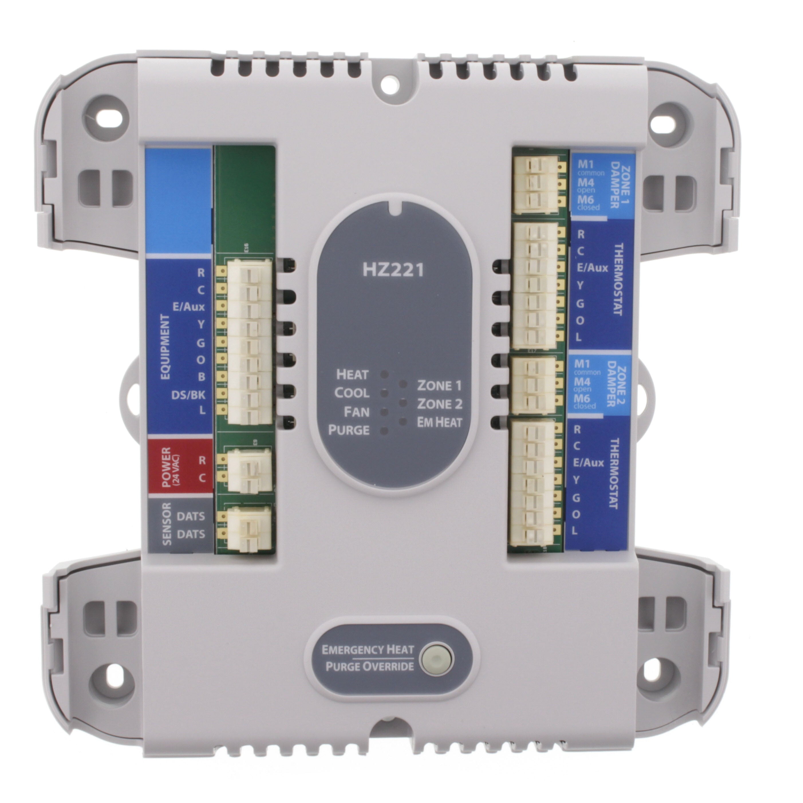 RESIDEO BRAUKMANN Honeywell Home HZ221K TrueZONE Kit with DATS, Transformer and HZ221 Panel