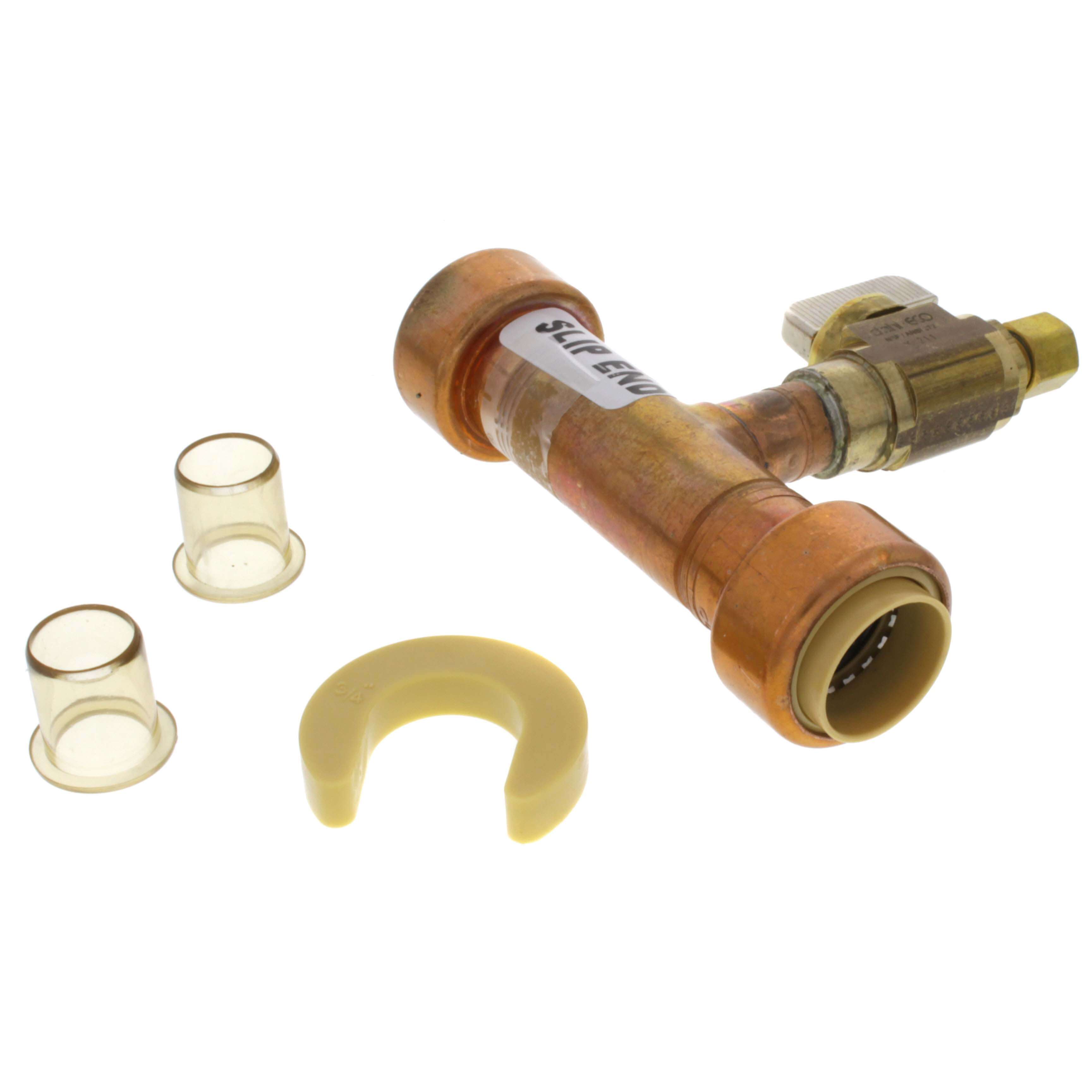 SIOUX CHIEF Sioux Chief 601Q30V PDQ 3/4 x 1/4 in. Female Sweat x OD Compression Brass Water Supply Fitting