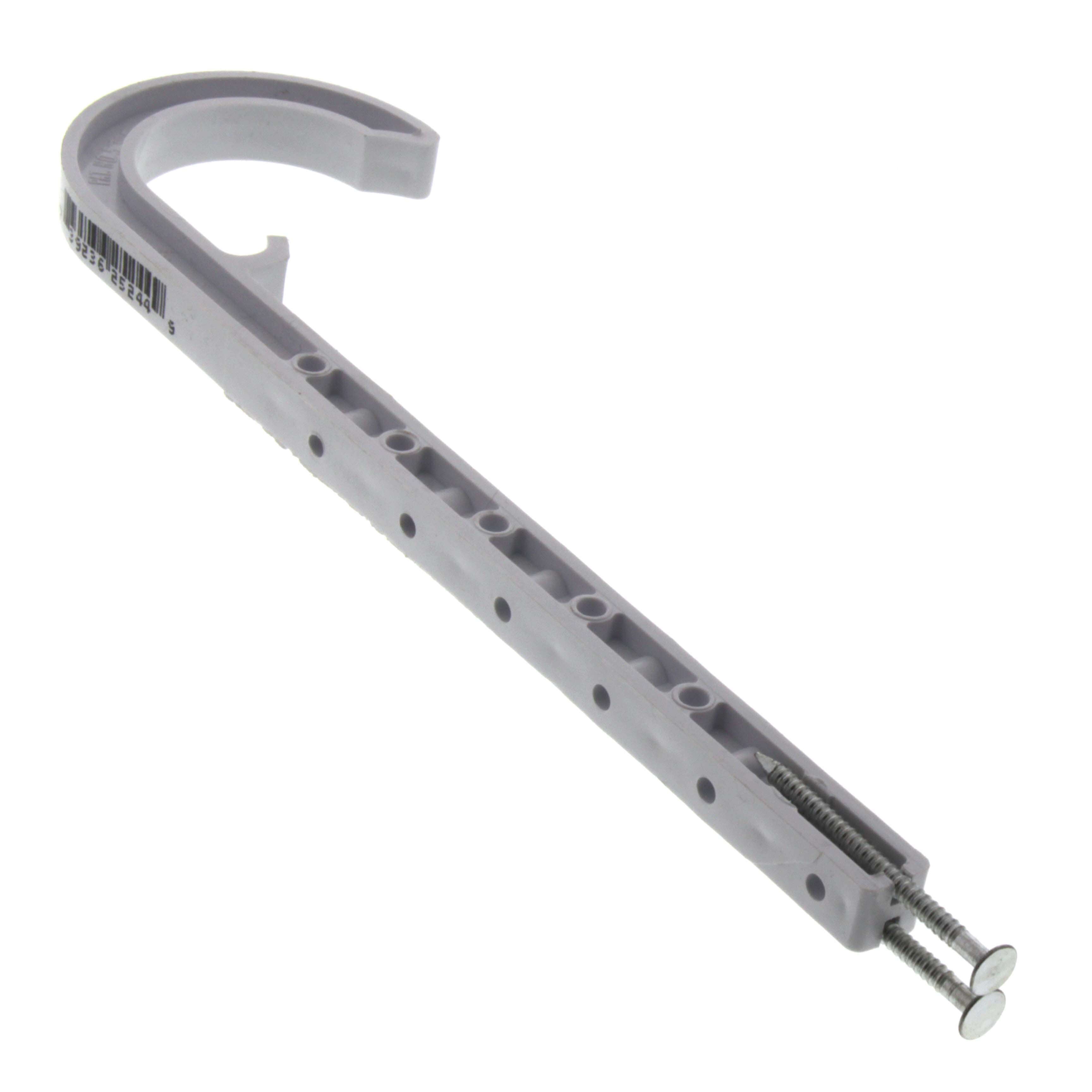 SIOUX CHIEF Sioux Chief 553-5W 1-1/4 in. CTS White ABS J Hook With Nail