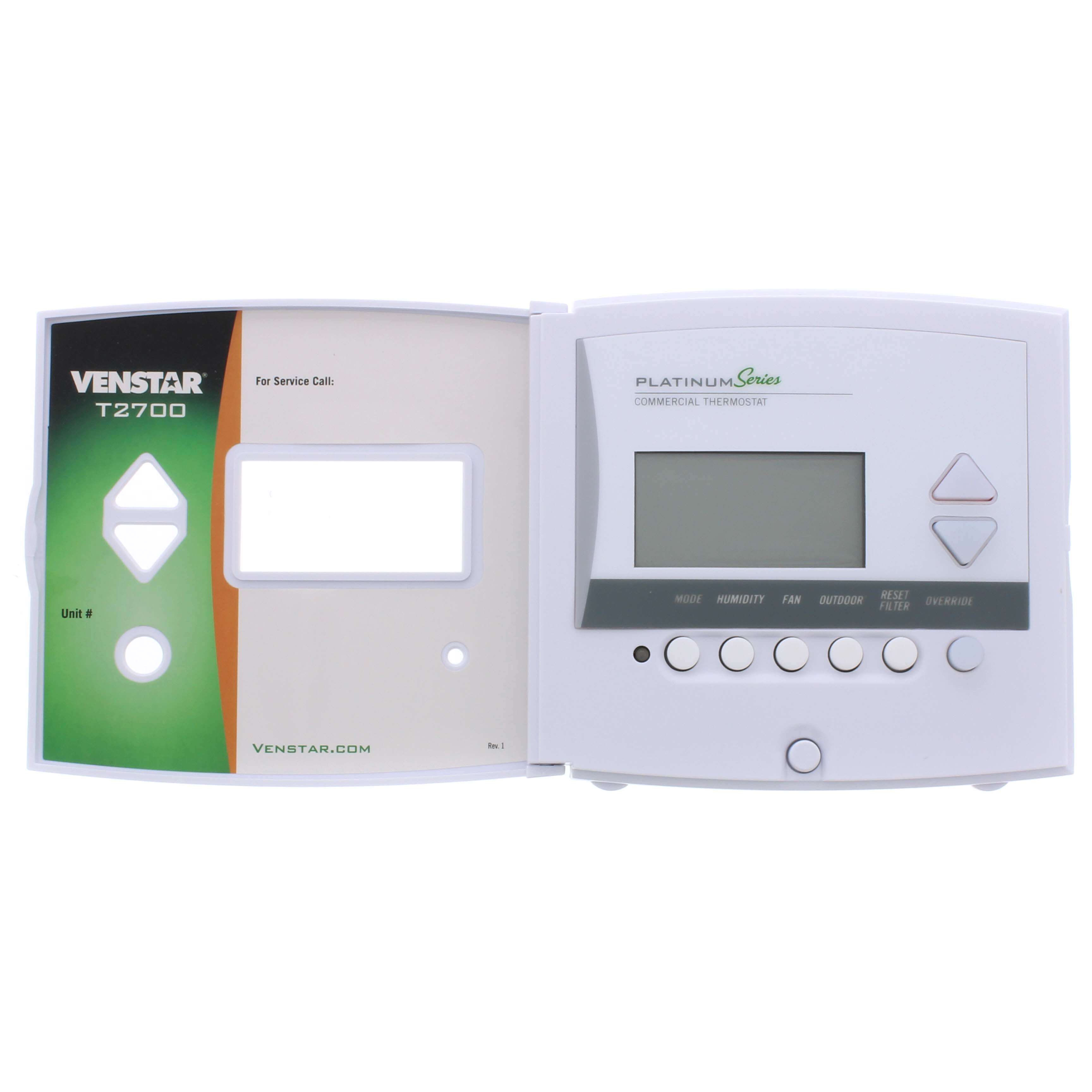 VENSTAR Venstar T2700 Slimline Commercial T2700 Non-Programmable Digital Commercial Thermostat