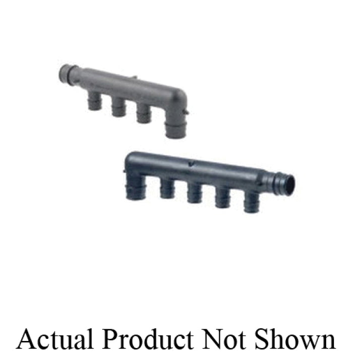 UPONOR Uponor Q2235577 ProPEX® 3/4 in. Plastic PEX Expansion Flow-Through Multi-Port 90° Elbow w/ (3) 1/2 PEX Expansion Outlets