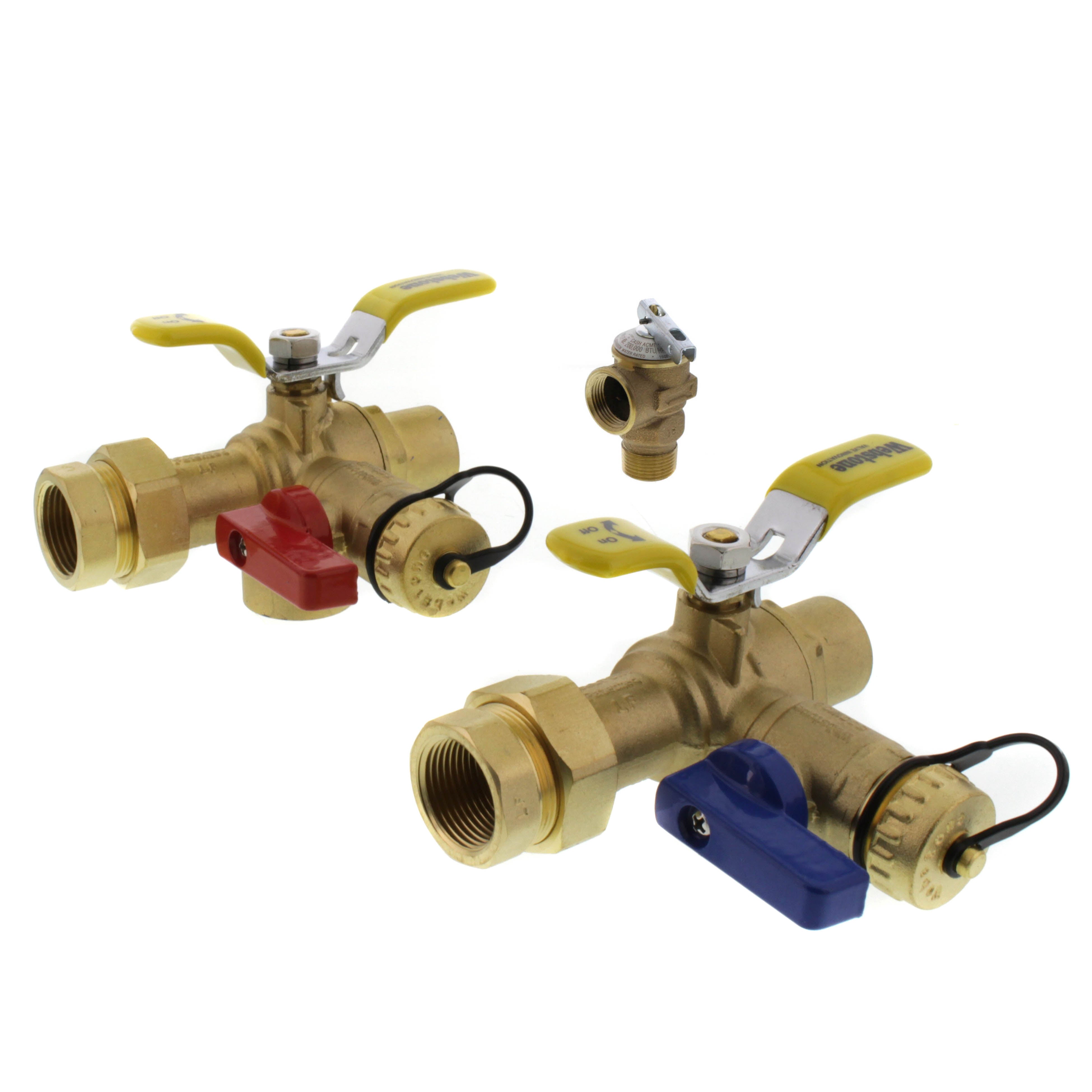 WEBSTONE Webstone H-54443WPR 3/4 FIP Union x SWT Lead-Free E-X-P E2 Tankless Water Heater Service Valve Kit