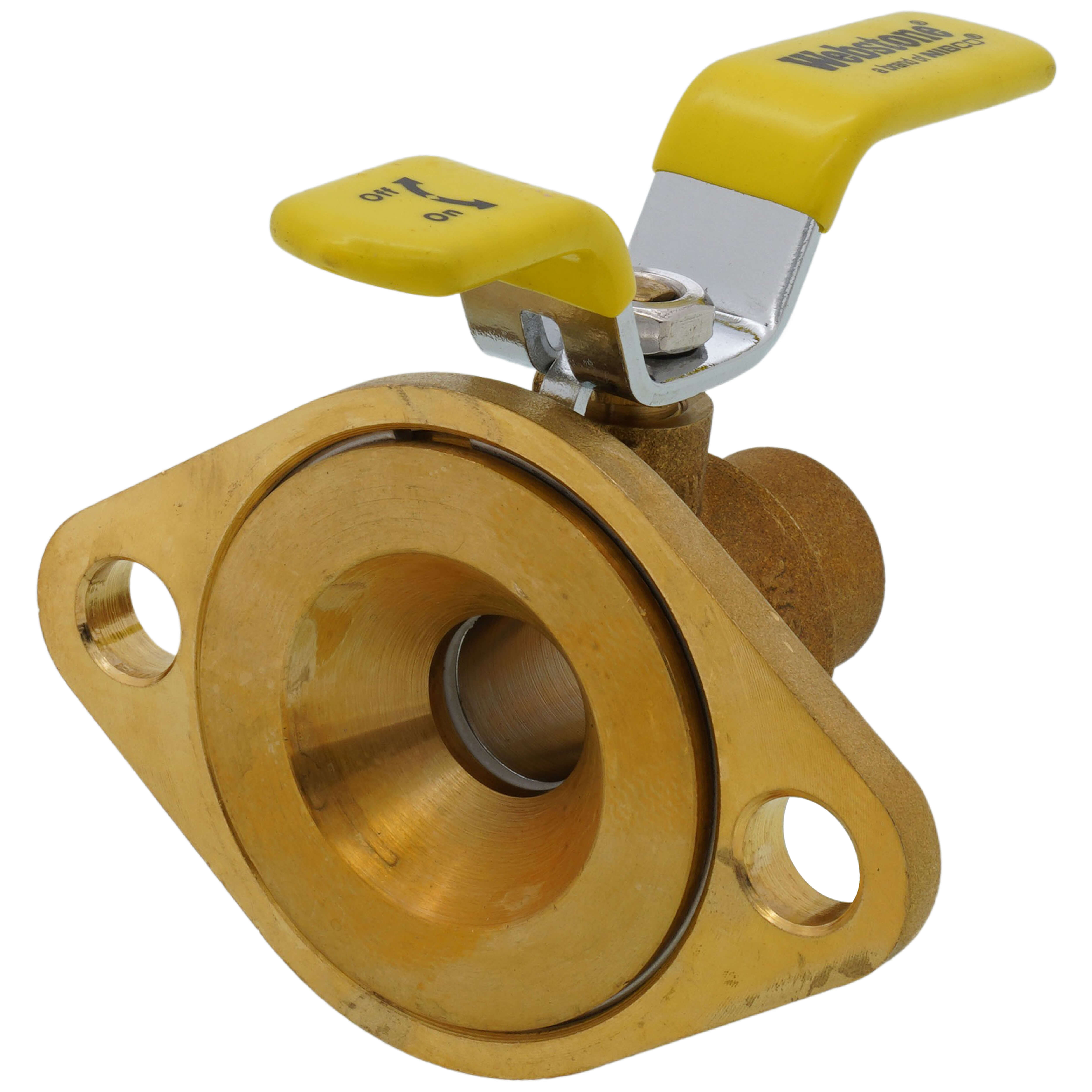 WEBSTONE Webstone 51403 3/4 Sweat Uni-Flange Isolator Ball Valve w/ Detachable Rotating Flange