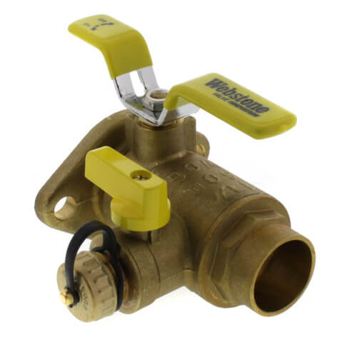WEBSTONE Webstone 50415 1-1/4 Sweat Isolator Flange with Drain