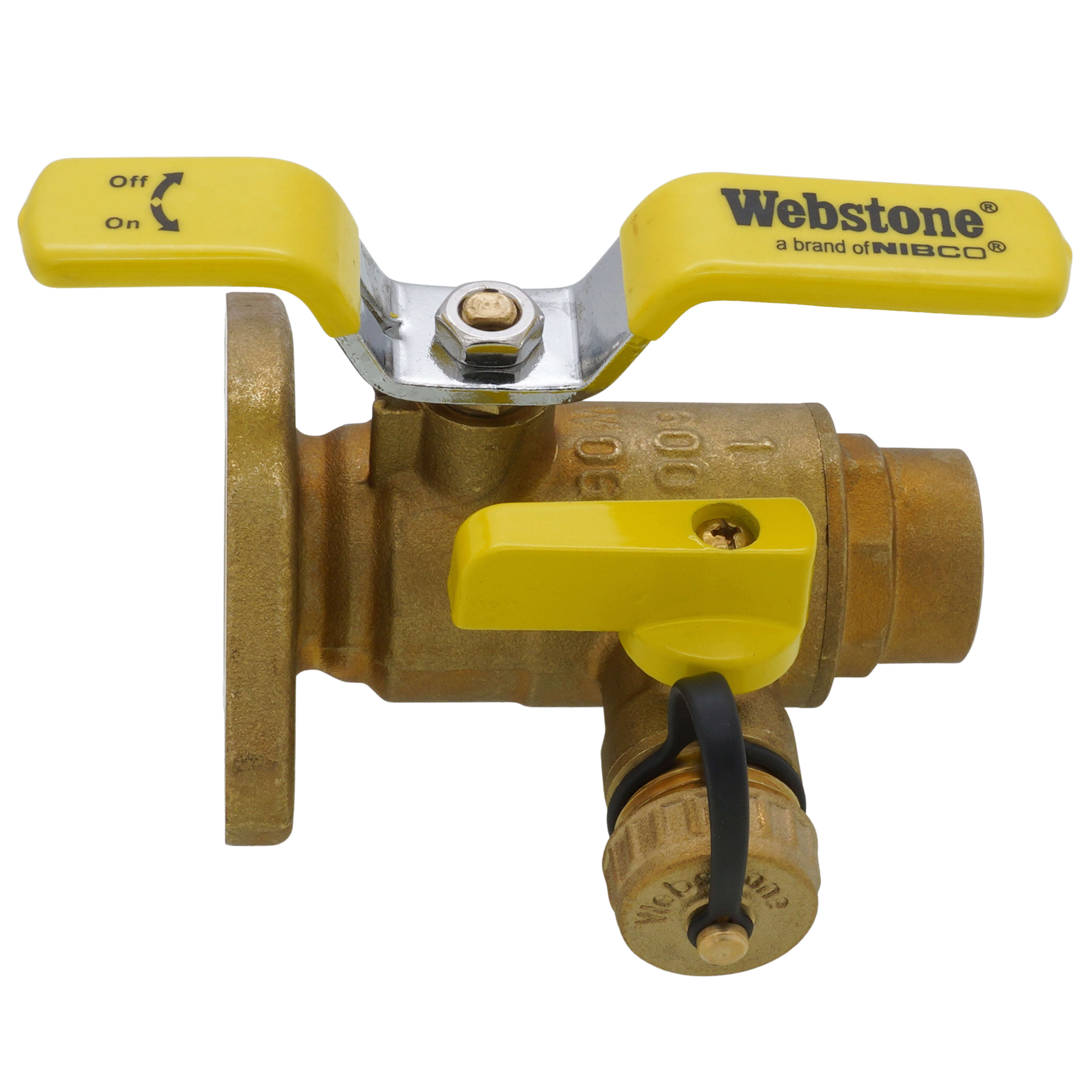 WEBSTONE Webstone 50414 The Isolator Uni-Flange Ball Valves 600WOG 1 Sweat x Flange