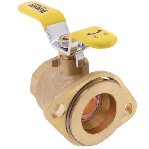WEBSTONE Webstone 41405W 1-1/4 Threaded Isolator Flange w/ Rotating Flange - Lead Free