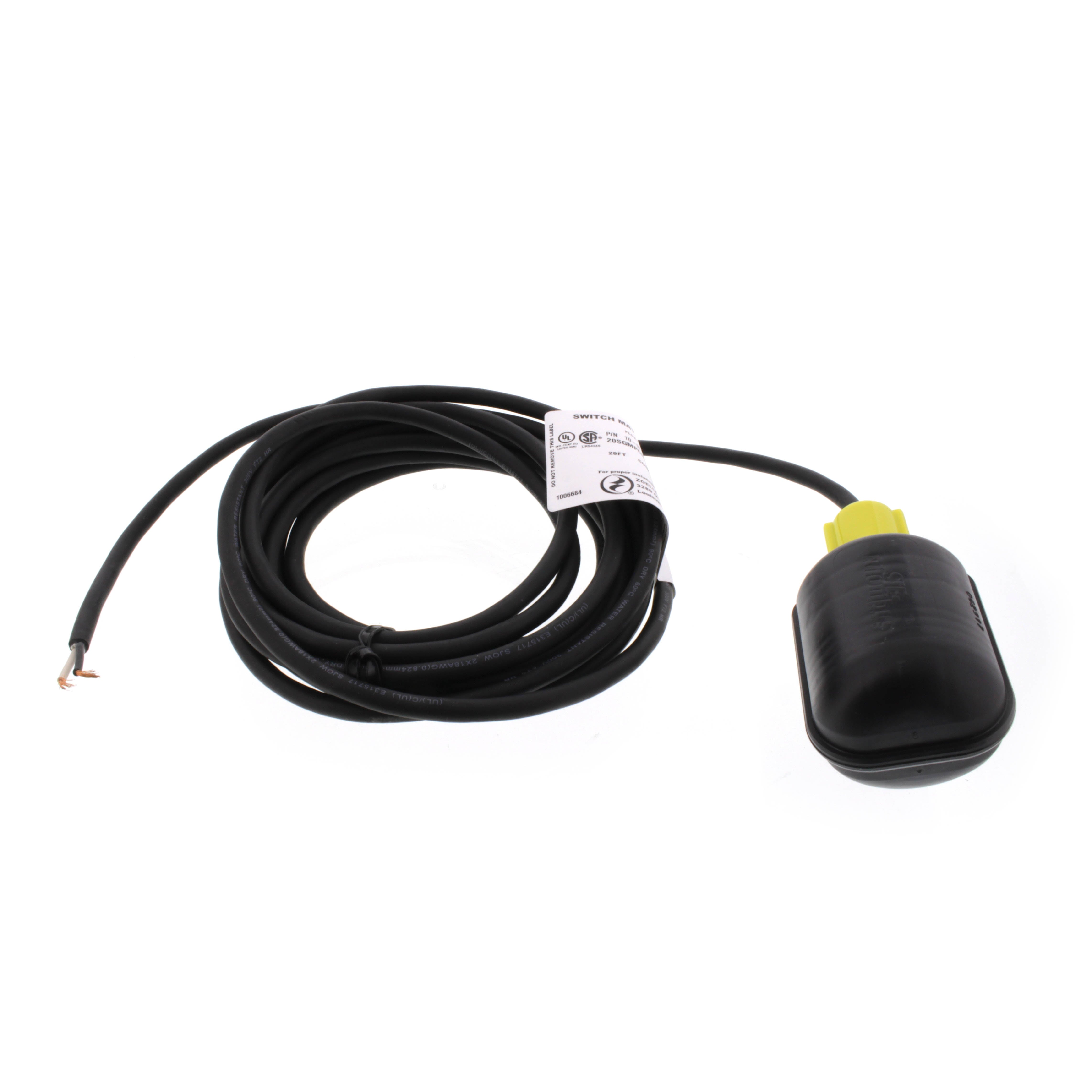ZOELLER Zoeller 10-0744 Float Switch With 20' Cord