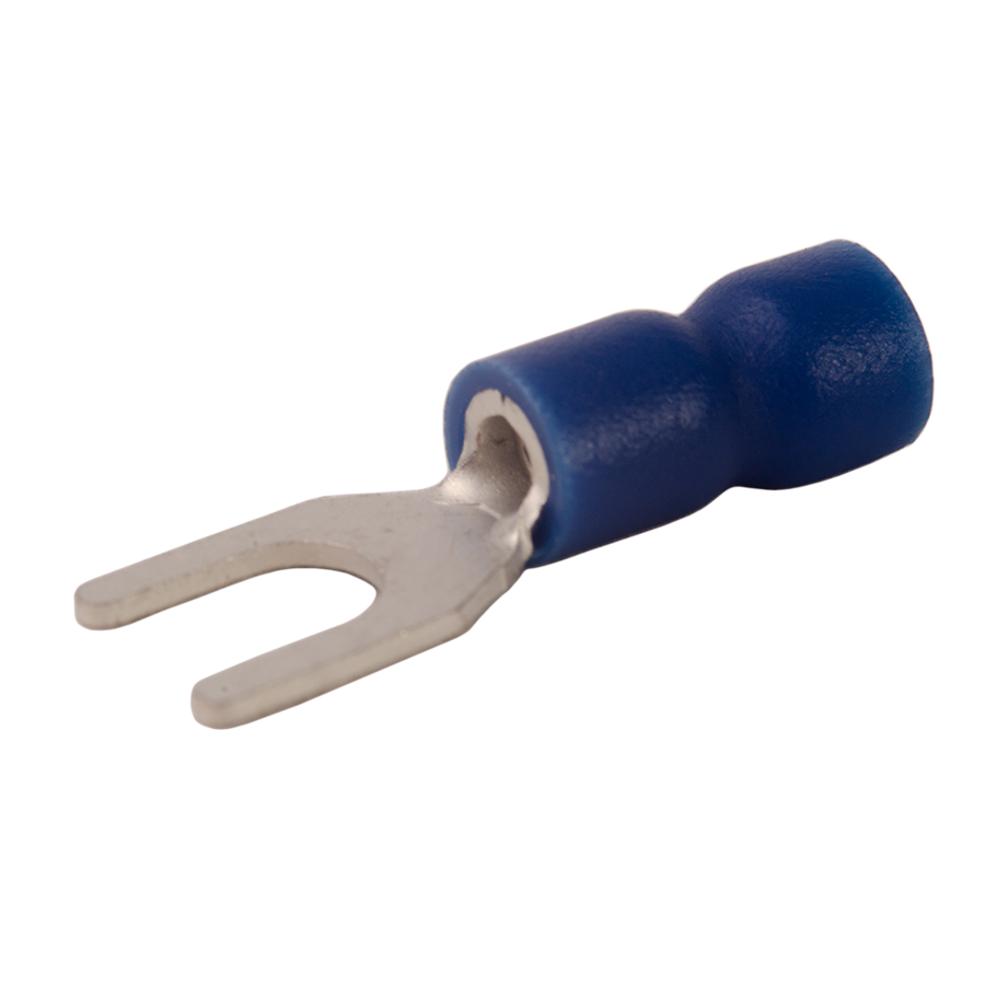 DIVERSITECH Diversitech 6227 Terminal in Blue/Silver 16-14WR #8 Stud Insulated Spades 22/Pack