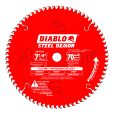 DIABLO D0770F CIRCULAR SAW BLADES