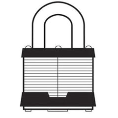 Master Lock 1KA2001 Tumbler Padlock Keyed Alike 4-Pin W1 Cylinder 1-3/4 Width 2001