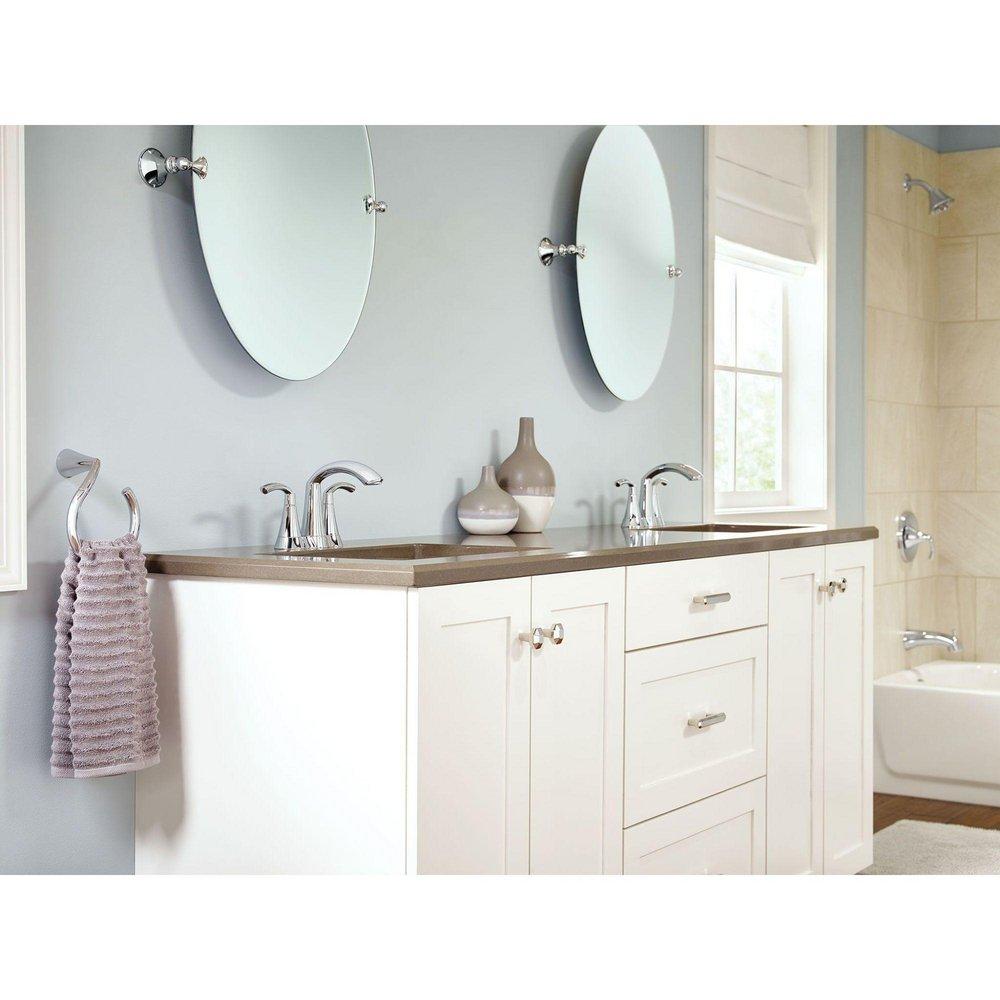 MOEN Moen 66172 Glyde Two Handle Centerset Bathroom Sink Faucet in Chrome