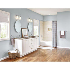 MOEN Moen 66172 Glyde Two Handle Centerset Bathroom Sink Faucet in Chrome