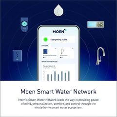 MOEN Moen 7594EVSRS Arbor Single Handle Pull Down Touchless Kitchen Faucet with Voice Activation in Spot Resist Stainless