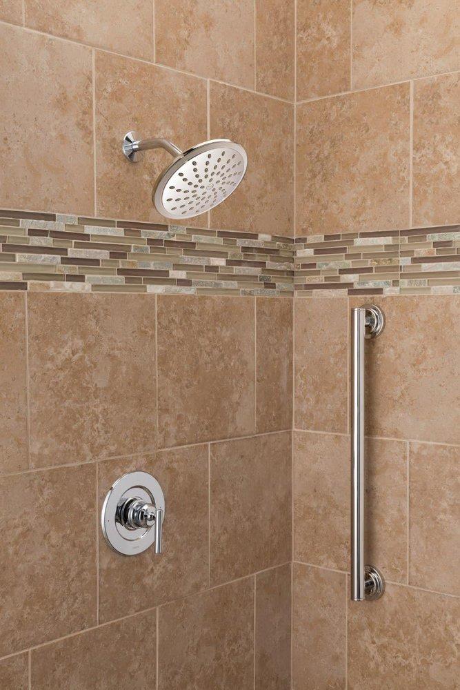 MOEN Moen T3003EPBN Gibson One Handle Single Function Bathtub & Shower Faucet in Brushed Nickel (Trim Only)