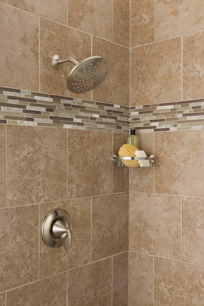 MOEN Moen T2232EPBN Eva One Handle Single Function Shower Faucet in Brushed Nickel (Trim Only)
