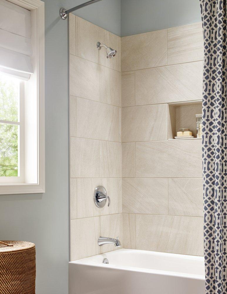 MOEN Moen T2741 Glyde Single Handle Pressure Balancing Valve Trim in Chrome