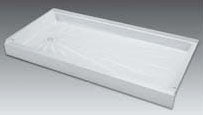 Mustee 3060R ShowerTub 30 x 60 Shower Base Right Drain