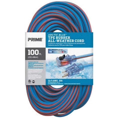 PRIME LT530835 100 ft. All Weather Extension Cord in Black and Orange