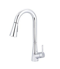 PIONEER INDUSTRIES Pioneer k-5020 Olympia Kitchen Faucet, 1.8 gpm Flow Rate, Polished Chrome, 1 Handles, 1 Faucet Hole