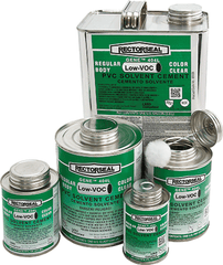 RECTORSEAL Rectorseal 55904 Gene 404L 16 oz Fast Set Plastic Clear Pipe Cement