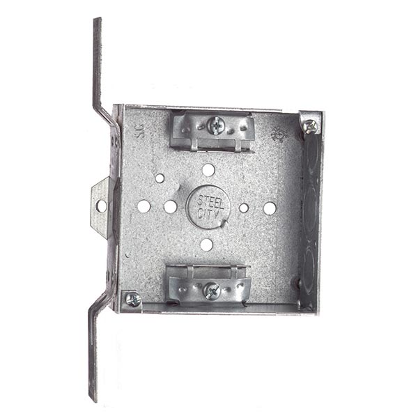 ABB ABB 52151CVX Steel City 52151-CVX T&B 4SQ BX STL 21CU 1/2&3/4E-KO BRKT CLMP