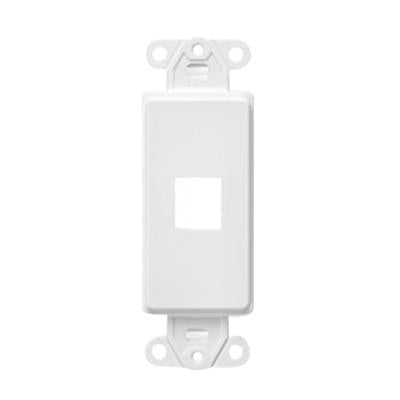 LEVITON Leviton 41641-W QuickPort Decora Insert, 1-Port, White