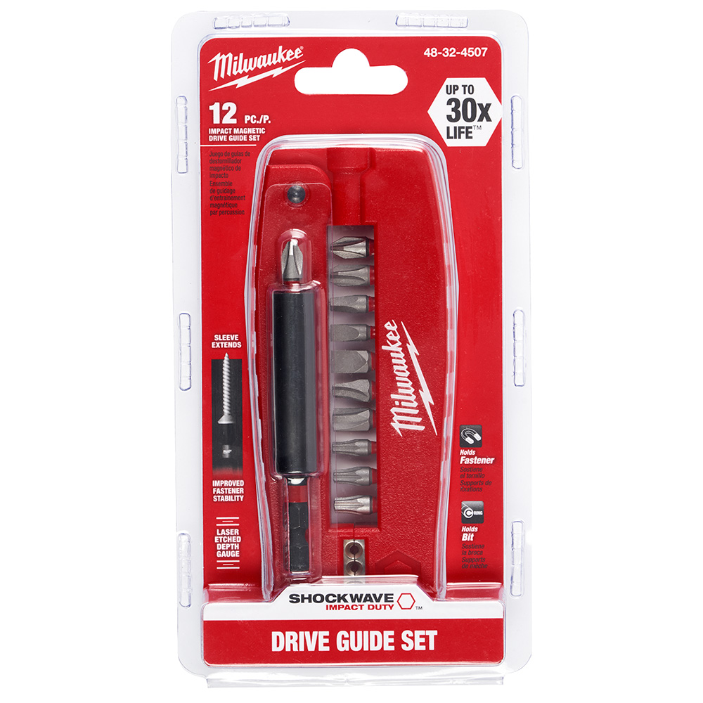 MILWAUKEE Milwaukee 48-32-4507 Drive Guide Set 12 Pc