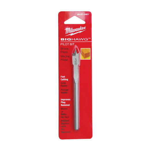 MILWAUKEE Milwaukee 48-27-1401 Big Hawg with Carbide Teeth Clean Wood Pilot Bit