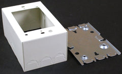 LEGRAND Wiremold V5747 Shallow Switch and Receptacle Box Fitting 4-5/8 Inch x 2-7/8 Inch