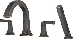 AMERICAN STANDARD American Standard T353901.295 Townsend Two Handle Roman Tub Faucet with Handshower Brushed Nickel