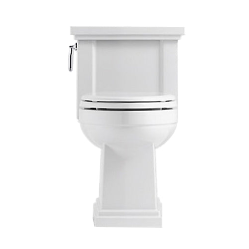 KOHLER Kohler K-3981-0 Tresham Vitreous China Floor Mount Compact Elongated 1-Piece Toilet 1.28 gpf