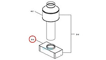 RAYPAK Raypak 014911F Stack Top Adapter | Power | (1 Pack) + Replacement MPN