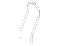 ZODIAC S.R.Smith 20-195-VB SR Smith Salt Friendly Commercial Dual Post, Vinyl Black