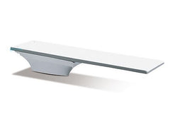 SR SMITH S.R.Smith 68-209-7382 Flyte-Deck II Stand and Fibre-Dive Board Complete | 8' Radiant White with White Tread
