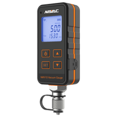 NAVAC NAVAC NMV1S Premium Micron Vacuum Gauge, 0-25000 Microns 500 psi Digital Display w/ Lithion Ion Battery