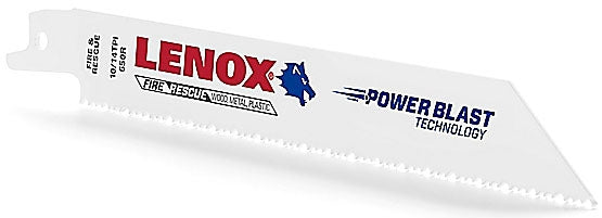 LENOX Lenox 20580810R 8 X 3/4 X 0.05 10 TPI Bi-Metal Reciprocating Saw Blade