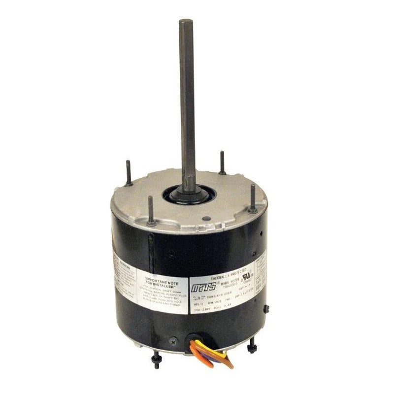MARS Mars 10728 Single Speed Condenser Fan Motor 1/4 HP 208/230 Volt 1075 RPM