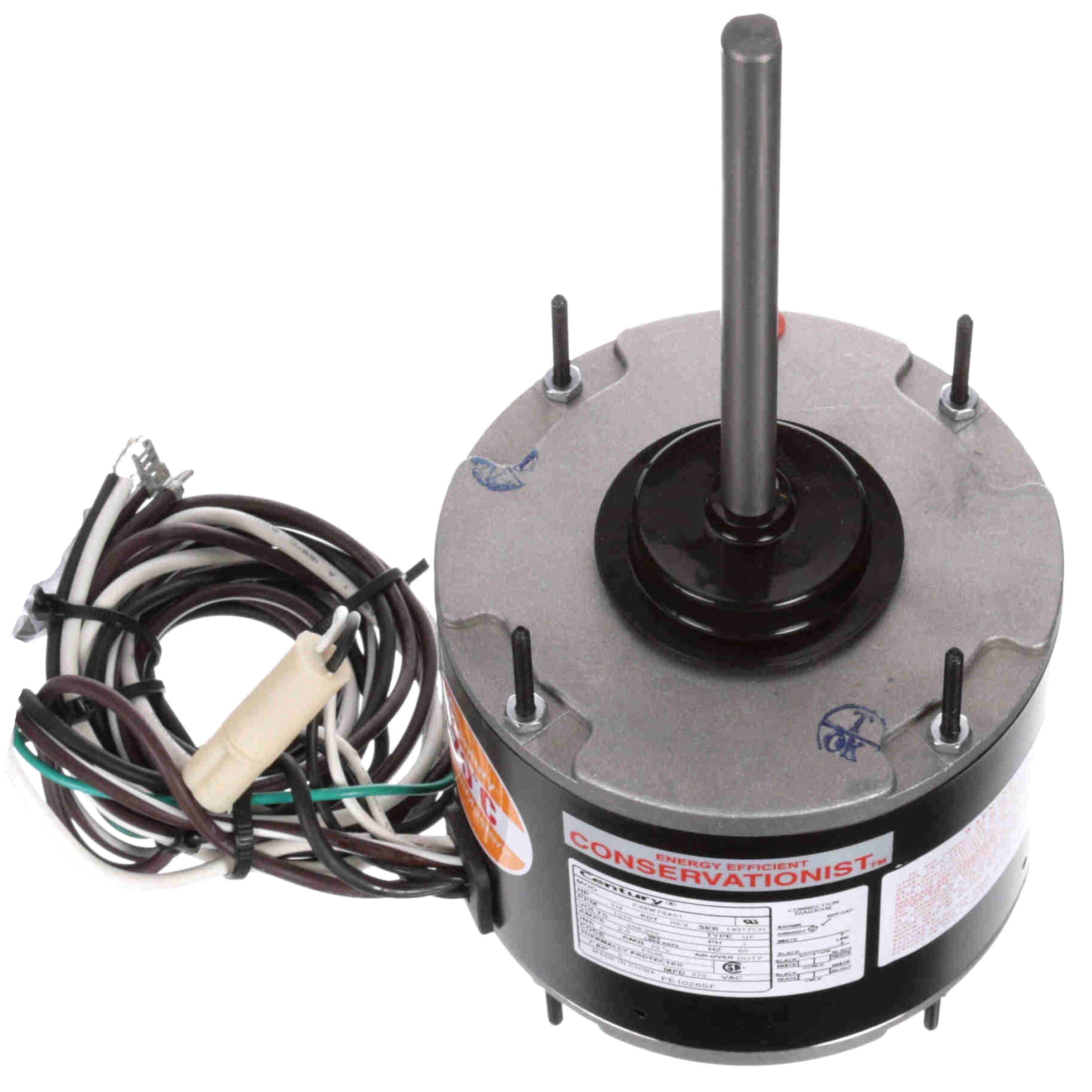 CENTURY MOTORS Regal Rexnord - Century Motors FE1026SF 1/4hp 1075rpm Condenser Fan Motor