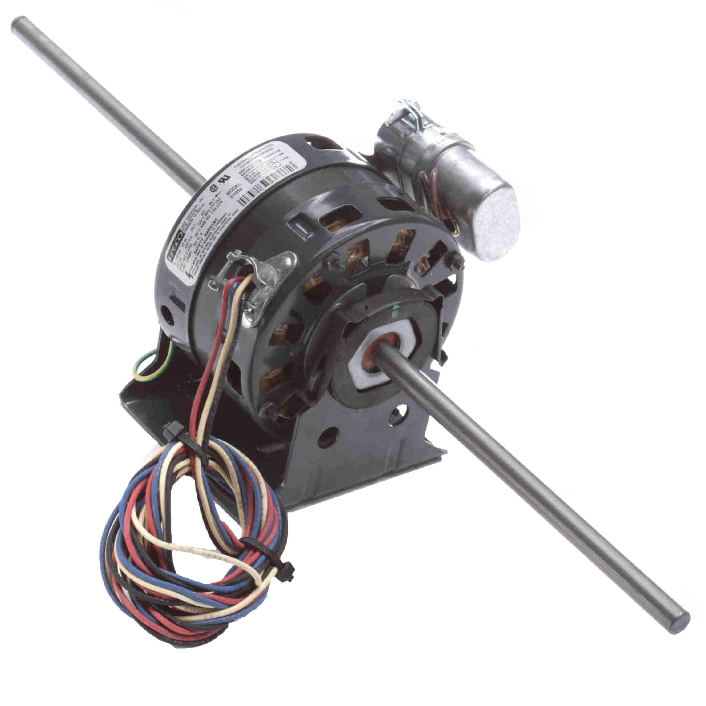GENTEQ MOTORS Fasco D1059 OEM Replacement Motor 1/6 HP 3-Speed 1450 RPM