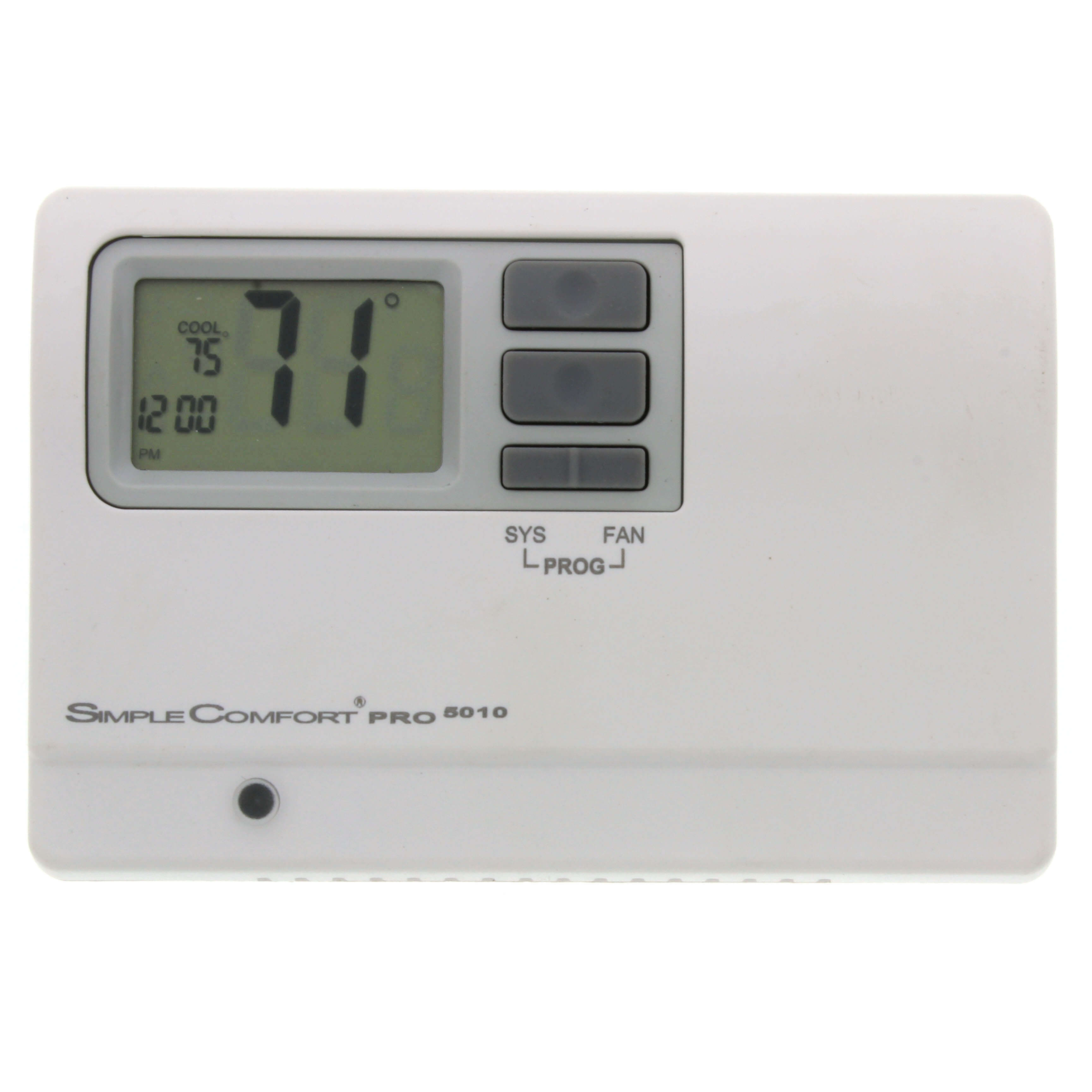 ICM CONTROLS ICM Controls SC5010 Programmable Thermostat Dual Power 1 Heat 1 Cool 7 Day 5-2 Day 5-1-1 Day