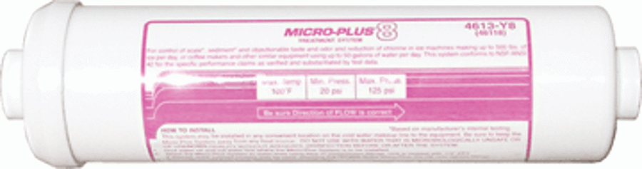 NU-CALGON Nu-Calgon 4613-Y8 Ice Machine Filter, Micro-Plus 8 Cartridge 50