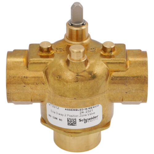 SCHNEIDER ELECTRIC Schneider Electric (Erie) VT3312 3/4 Sweat 3.0CV 3-Way Valve Body