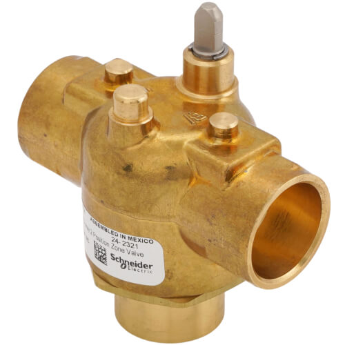 SCHNEIDER ELECTRIC Schneider Electric (Erie) VT3312 3/4 Sweat 3.0CV 3-Way Valve Body