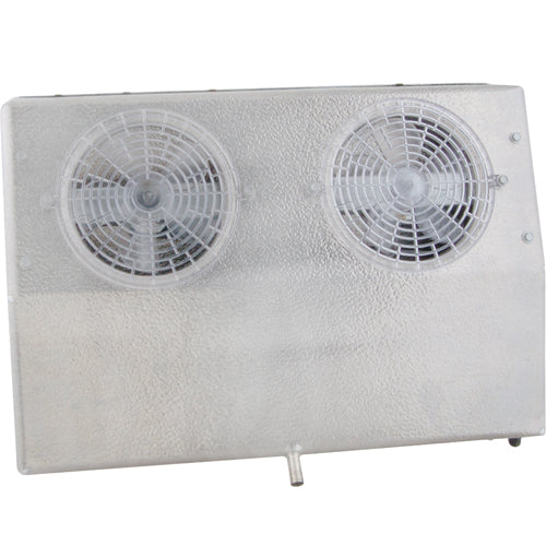 BOHN Heatcraft TAK13AG Reach-In Unit Cooler 13 MBH 2 Fan Shaded Pole 115/1 Thin Profile Air Defrost Coated Coil