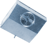 BOHN Heatcraft TAK13AG Reach-In Unit Cooler 13 MBH 2 Fan Shaded Pole 115/1 Thin Profile Air Defrost Coated Coil