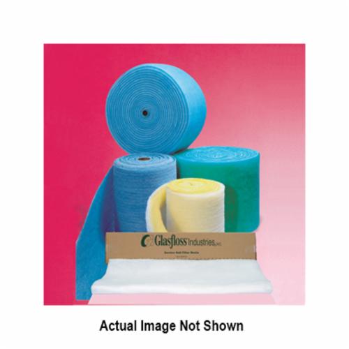 GLASFLOSS Glasfloss PPD20251HOG Hoghair Filter Pad, 20 in L x 25 in W x 1 in D, Synthetic Fiber