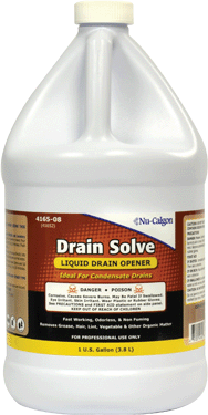 NU-CALGON Nu-Calgon 4165-08 Drain Solve 1 gal Bottle Replacement MPN