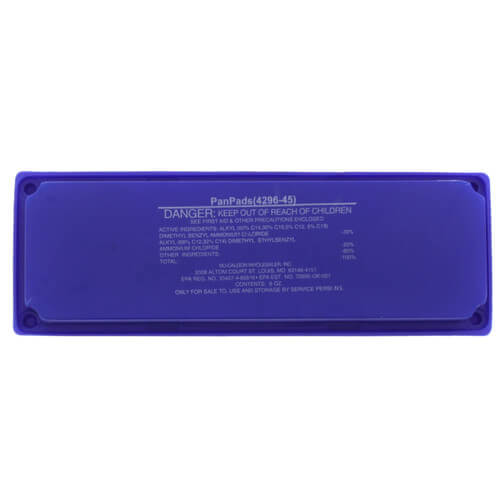 NU-CALGON Nu-Calgon 4296-45 Drain Pan Cleaner 45 Size PanPads Up to 45 Ton