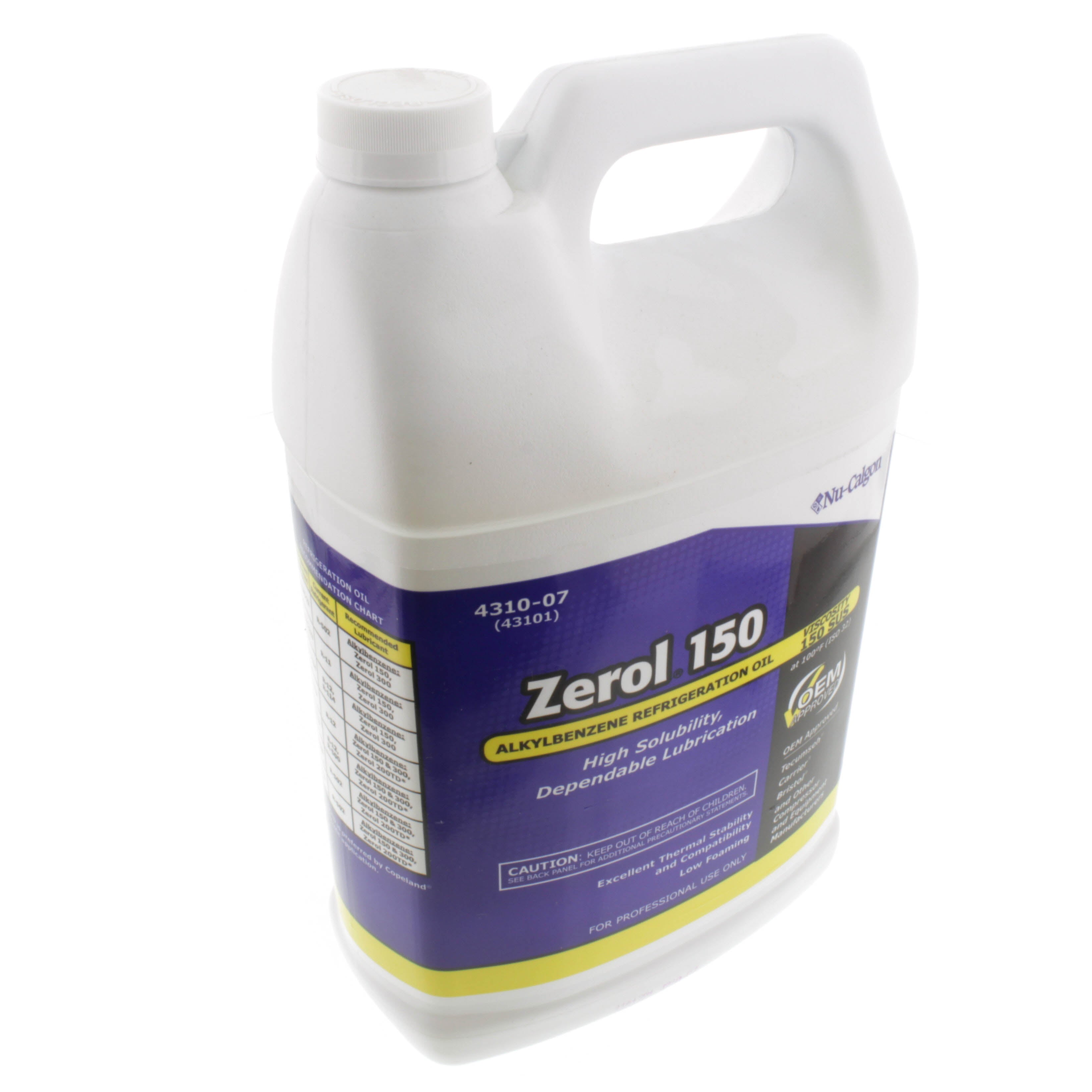NU-CALGON Nu-Calgon 4310-07 Zerol 1 gal Refrigeration Oil