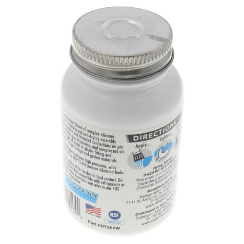 REFRIGERATION TECHNOLOGIES Refrigeration Technologies RT202W Nylog White Gasket & Thread Sealant 4 oz.